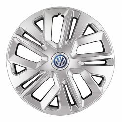 AutoHelix MSA Set 4 Capace Roti 14 inchi (R14) Raven Gri, Compatibile Cu Volkswagen (1896)