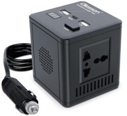 Olesson Invertor auto Olesson 150W cu Design Pătrat și Display Inteligent (AX_1663)