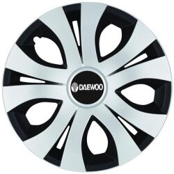 AutoHelix MSA Set 4 Capace Roti Top Gri-Negru R15, Compatibil Cu Daewoo (14543)