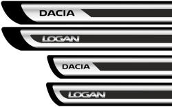 AutoHelix MSA Set Protectii Praguri Gri - Dacia Logan (SN-PPC08)