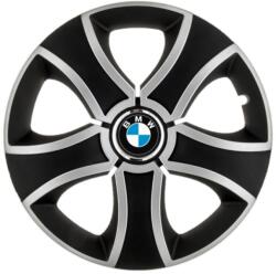 AutoHelix MSA Set 4 Capace Roti 15 inchi (R15) Bis Gri-Negru, Compatibile Cu BMW (3110)