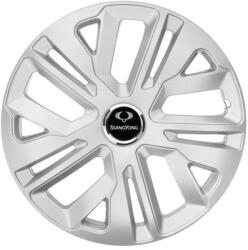 AutoHelix MSA Set 4 Capace Roti 14 inchi (R14) Raven Gri, Compatibile Cu SsangYong (1884)