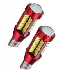 AutoHelix MSA Set 2 becuri auto W5W/ T10- 78 SMD- CANBUS-alb-cu lupa (AX_LED 005)