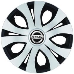 AutoHelix MSA Set 4 Capace Roti Top Gri-Negru R14, Compatibil Cu Nissan (14594)
