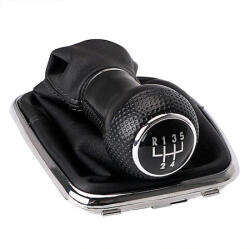 AutoHelix MSA Nuca schimbator viteze + manson compatibil Volkswagen Golf 4 MK4 1997-2005 1J0 711 113 - 5 23mm Negru (D3108KBBM)