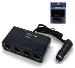 Olesson Încărcător auto Olesson, 120W, 4 Cai cu USB și Mufă Tip C (AX_2014)