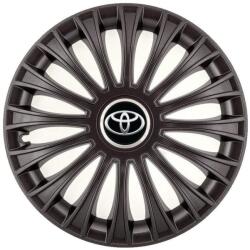 AutoHelix MSA Set 4 Capace Roti, potrivite jantelor de R14, pentru Toyota, model dino Negru (15059)