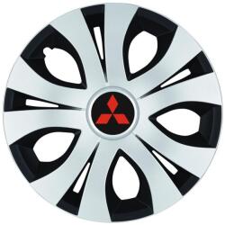 AutoHelix MSA Set 4 Capace Roti Top Gri-Negru R14, Compatibil Cu Mitsubishi (14590)