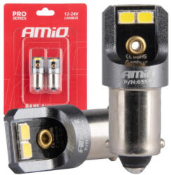AMiO Set becuri CANBUS PRO T4W BA9S becuri LED 4x2016 SMD alb 12V 24V AMIO-03579 (AX_03579)