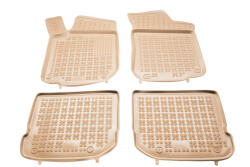 AutoHelix MSA Covorase Presuri Auto Cauciuc Dedicate Bej VW NEW BEETLE 1998 - 2005 | VW BORA 1998 - 2005 | VW GOLF IV 1997 - 2006 | VW JETTA IV 1998 - 2005 | Seat LEON I 1999 - 2005 | Seat TOLEDO II 1998 - 2004 | S
