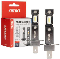 AMiO Set 2 Becuri LED auto HYBRID H1 seria 6000K Canbus 60W AMIO-04112 (AX_04112)