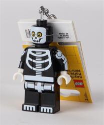 SIÓ Kulcstartó, LED világítással, LEGO "Skeleton Guy (LLGLKE137H)