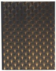 UHU Vendégkönyv, 27x22 cm, 50 lap, EXACOMPTA "Neo Deco", fekete (EX47985E)