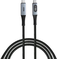 Vivamax USB kábel, USB-C - USB-C, 1, 2 m, 100W, teljesítménykijelzővel, VERBATIM (KV31848)