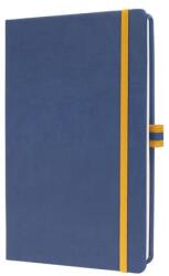 STAEDTLER Jegyzetfüzet, exkluzív, A5, vonalas, 88 lap, keményfedeles, SIGEL "Linescape", kék-sárga (SILS105)