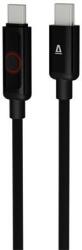 472 Töltőkábel, USB-C - USB-C, 60W, 1 m, AVAX "CB654 Pulsey", szürke (AXCB654)
