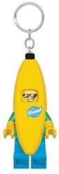 SIÓ Kulcstartó, LED világítással, LEGO "Banana Guy (LLGLKE118)