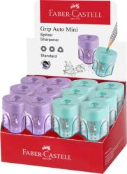 DURABLE Hegyező display, egylyukú, tartályos FABER-CASTELL "GRIP Auto Mini", vegyes pasztell színek (TFC183405)