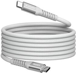 Vivamax USB kábel, USB-C - USB-C, 1, 2 m, 100W, mágneses, VERBATIM, szürke (KV31854)