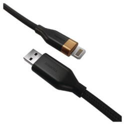 Duracell Cablu Duracell USB-A to Lightning, lungime 2m, negru (DRU5022A) - emida