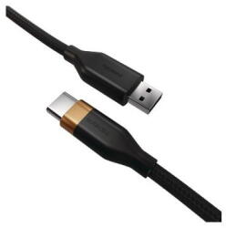 Duracell Cablu Duracell USB-A to USB-C, lungime 1m, negru (DRU5011A) - emida