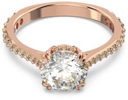 Swarovski Gyönyörű bronz gyűrű kristályokkal Constella 5642644 60 mm