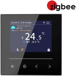 WENTOREX Control FE-2 ZigBee érintőképernyős szobatermosztát padlóhőmérséklet érzékelővel elektromos padlófűtéshez (16A) (41651036016FE2)