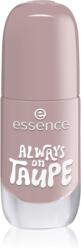 essence Gel Nail Polish géles körömlakk árnyalat 37 ALWAYS on TAUPE 8 ml