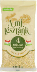 A mi tésztánk száraztészta 400g Gépi tarhonya 4 tojásos