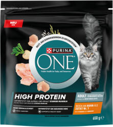 Purina One High Protein csirkében gazdag száraz macskaeledel 650 g - ecofamily