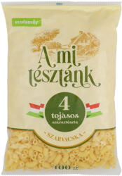 A mi tésztánk száraztészta 400g Szarvacska 4 tojásos