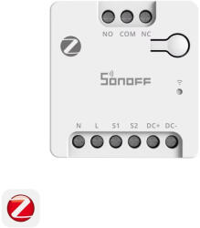 SONOFF modul zigbee sonoff mini-zbd dry contact, alimentare ac/dc, pentru automatizare usa garaj, poarta, centrala termica sau motor, c (6979033600713)