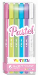 Interdruk Gél toll készlet, INTERDRUK, pasztell, 0, 8 mm, többszínű, buborékfólia
