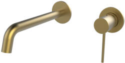 Wellis Falba süllyesztett csaptelep, Wellis Altona mosdó csaptelep brushed gold ACS0436 - mozaikkeramia