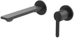Wellis Falba süllyesztett csaptelep, Wellis Vito mosdó csaptelep, brushed gun metal grey ACS0438 - mozaikkeramia