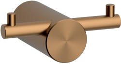Wellis Fogas, Wellis Ischia dupla akasztó brushed rose gold WE00209 - zuhanykabin