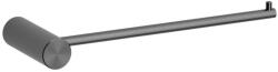 Wellis Törölközőtartó, Wellis Ischia szimpla törölközőtartó, brushed gun metal grey WE00195 - zuhanykabin