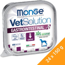 Monge VetSolution Gyógytáp (Emésztési Problémákra) Alutálcás Kutyaeledel - 24x150 g