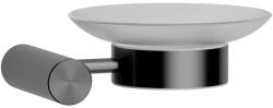 Wellis Szappantartó, Wellis Ischia fali szappantartó brushed gun metal grey WE00197