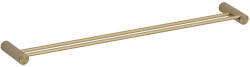 Wellis Törölközőtartó, Wellis Ischia dupla törölközőtartó, brushed gold WE00204 - mozaikkeramia