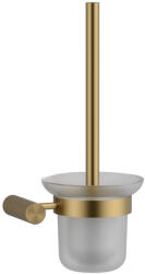 Wellis WC kefe tartó, Wellis Ischia fali wc kefe tartó brushed gold WE00208 - zuhanykabin