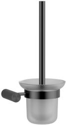 Wellis WC kefe tartó, Wellis Ischia fali wc kefe tartó brushed gun metal grey WE00200 - mozaikkeramia