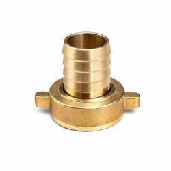  Hollanderes tömlővég, réz, gumi tömítéssel 3/2"-3/4" (1/2"-19 mm. ) (Réz-46)