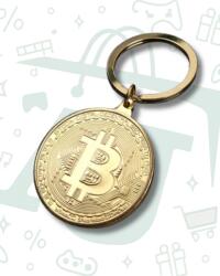  Bitcoin kriptopénz dísz érme, díszérem kulcstartó