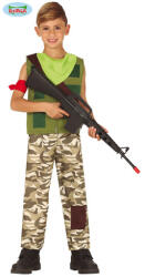 Fiestas Guirca Fortnite Recon zsoldos, katona halloween farsangi jelmez szett - gyerek (méret: 7-9 év)