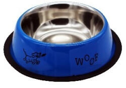 TATRAPET Castron pentru caini Tatrapet Woof, Otel inoxidabil, 220 ml, 11 cm, Albastru (48381)