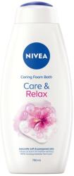 Nivea Gel de dus si baie NIVEA CareRelax 750ml cu extract de malva si parfum de hibiscus (54999666)
