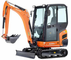 Kubota KX019 minikotró 11, 8 kW | 898 cm³ | Ásási mélység: 2580 mm (KX019-4 GL)