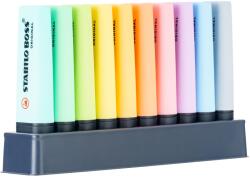 STABILO - highlighter - BOSS ORIGINAL - set of 10 placemats - with 10 different pastel colors - F59599 (F59599)