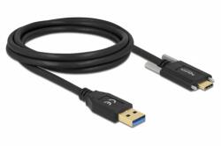 Delock Cablu Delock 84019, USB-A male - USB-C male, 2m, Black (84019)